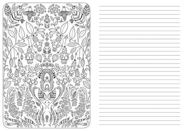 Owl Coloring Jotter Journal