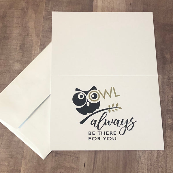 Owl Always Be There For You Notecards & Envelopes Set of 6 by Owl Aisle™