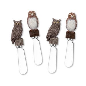 Owl Resin Cheese Spreader Set - Owl Aisle