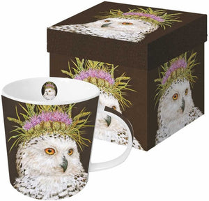 Snow Queen Owl Bone China Mug with MatchingGift Box