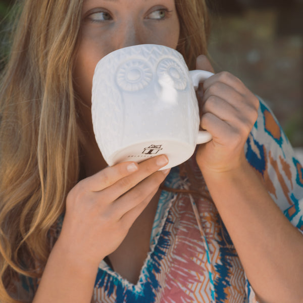 Embossed Oversized 20 oz Owl Mug by Owl Aisle™
