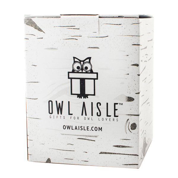 Owl Aisle™ Owl Drink To That Stemless Wine Glass with Gift Box