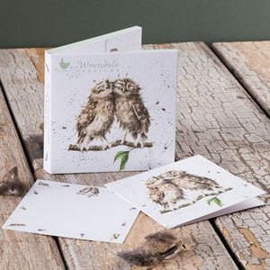wrendale designs owl notecard pack